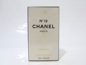 1円 ビニール未開封 CHANEL シャネル No19 PARFUM VAPORISATEUR 7.5ml