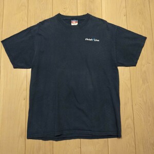 USA古着卸 Lサイズ Champion チャンピオン フィニッシュライン ワンポイント 刺繍 Tシャツ 