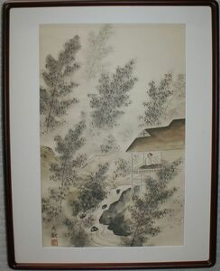 〈173〉横山大観　作　「山水」（複製画）