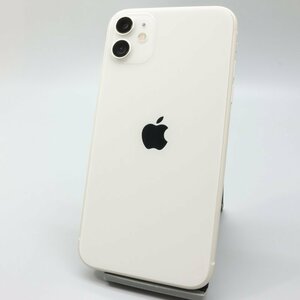 Apple iPhone11 128GB White A2221 MWM22J/A バッテリ75% ■SIMフリー★Joshin7422【1円開始・送料無料】