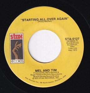 Mel And Tim - Starting All Over Again / It Hurts To Want It So Bad (A) SF-CN618