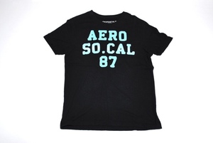 即決 エアロポステール Tシャツ 黒 M AEROPOSTALE 古着