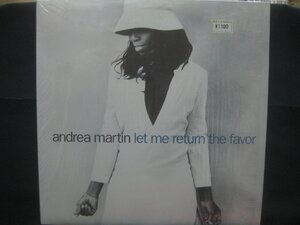 アンドレア・マーティン / Andrea Martin / Let Me Return The Favor ◆LP9883NO GYWP◆12インチ