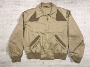 マクレガー McGREGOR アメカジ 90s オールド レトロ 古着 配色切り替え スイングトップ ブルゾン ジャケット メンズ 52 ベージュ