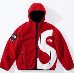 サイズ XL Supreme THE NORTH FACE S Logo Hooded Fleece Jacket 赤 レッド フリース シュプリーム ノースフェイス S ロゴ