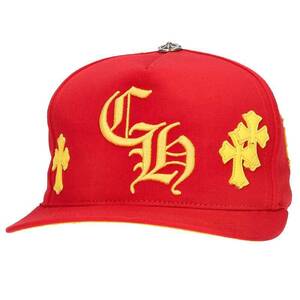 クロムハーツ Chrome Hearts CH HAT クロスパッチベースボールキャップ 中古 SS07