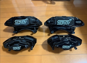 中古 スバルWRX STI VAB VAG 純正 ブレンボ キャリパー 4POT 2POT ローター 左右セット ブレーキキット ブレーキパッド VAB VAG S4 GRB GVB