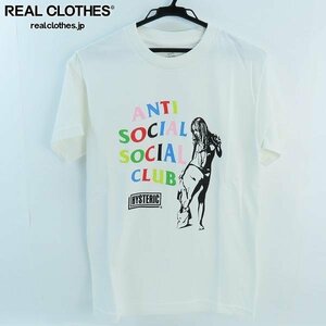 ☆【未使用】HYSTERIC GLAMOUR×ANTI SOCIAL SOCIAL CLUB/ヒステリックグラマー×アンチソーシャルクラブ Tシャツ/S /LPL