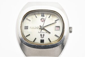 稼働品 ラドー シルバー デイト 自動巻き メンズ 腕時計 RADO