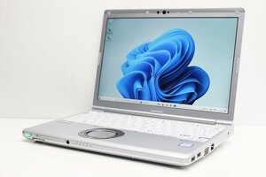 1円スタート ノートパソコン Windows11 Panasonic レッツノート CF-SV8 第8世代 Core i5 SSD256GB メモリ8GB Windows10 カメラ 12.1インチ