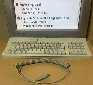 Apple Keyboard M0116J 動作確認品。