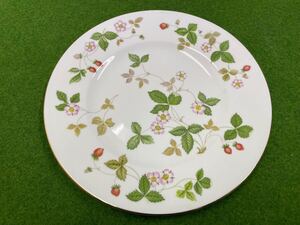 WEDGWOOD ウェッジウッド ワイルドストロベリー プレート 20cm / WILD STRAWBERRY PLATE / アンティーク 皿 食器 保管品 ①