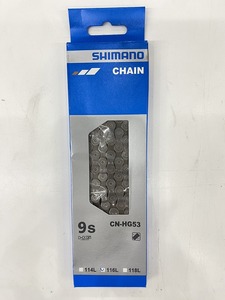 【未使用】 シマノ SHIMANO 【新品】チェーン9s 116L CN-HG53