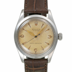 1953年頃 ワッフルダイヤル ROLEX オイスター Ref.6244 アンティーク品 メンズ 腕時計