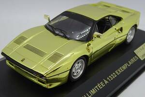 イクソ/ixo 1/43 フェラーリ 288 GTO ゴールドメッキ COF035