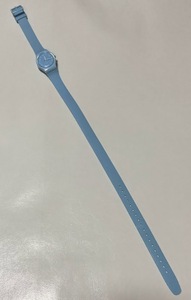 【ジャンク】 swatch スウォッチ 腕時計 ロングラバーベルト シリコンロングベルト 【商品説明必読】 二重巻き 