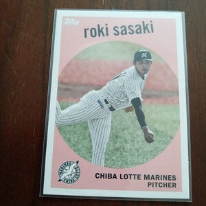 佐々木朗希. 2024.topps.ＮＰＢ