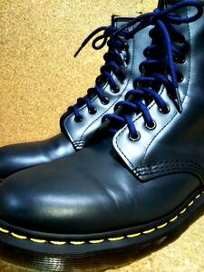 【Dr.MARTENS】ドクターマーチン 1460 8ホールブーツ UK9 (28cm ) 8EYE BOOT スムースレザー ネイビー【美品】