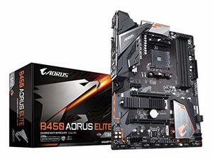 【中古】 GIGABYTE B450 AORUS ELITE ATX ゲーミングマザーボード [AMD B450チップセ