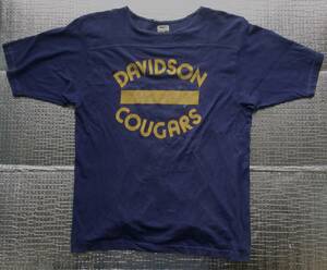 【DUBBLE WORKS ダブルワークス★ヴィンテージタイプTシャツ★DAVIDSON COUGARS】ウエアハウス　ハーレー　バイカー　アメカジ 