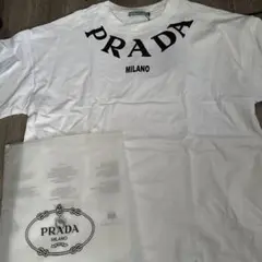 PRADA ロゴ Tシャツ ホワイト