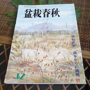 ☆盆栽春秋　1994年12月号　発行　日本盆栽協会☆