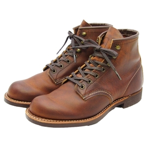 美品 REDWING レッドウィング US7D 25cm ブラックスミス 3343 BLACKSMITH ワークブーツ ビブラムソール カッパー ラフ＆タフ 35003467