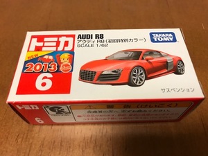 トミカ　No.6　アウディ　R8(初回特別カラー)