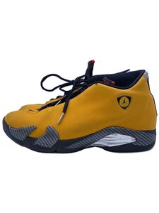 NIKE◆AIR JORDAN 14 RETRO/エアジョーダンレトロ/イエロー/BQ3685-706/27.5cm/イエロー