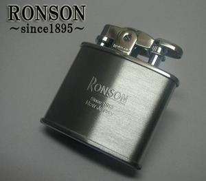 送料270円～RONSON(ロンソン)Standard(スタンダード)R02-1030(クロームサテン)オイルライター 真鍮(日本製)