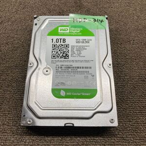 HDD-317 激安 HDD1TB 3.5インチ SATA 97932時間 内蔵HDD WD WD10EZRX-00A8LB0 Crystaldiskinfoにて注意品 中古