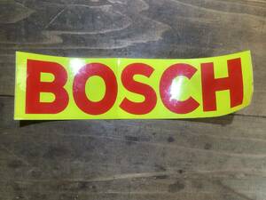 ボッシュ BOSCH 当時物　大型ステッカー　1枚　現状品　未使用