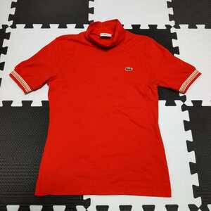 LACOSTE SPORT【良品】モックネックシャツ ゴルフ ファブリカ☆サイズ40 NR-424