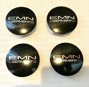 EMN GERMANYホイールセンターキャップ4枚 ホイールキャップ ブラック色