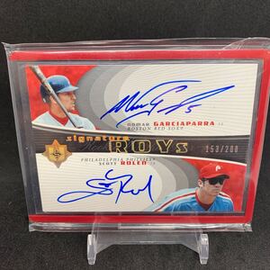 Scott ROLEN Nomar GARCIAPARRA 2005 Ultimate Collection ROYs Dual AUTO /200 直筆サインカード　名作