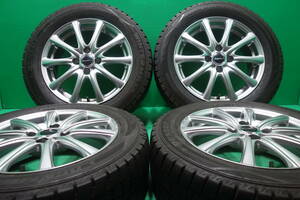 K1219-20 送料無料 185/60R15 スタッドレス 4本セット ダンロップ WM02 8分山 溝たっぷり ヤリス アクア フィールダー ヴィッツ スイフト