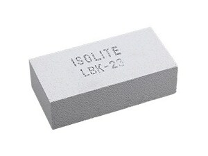 イソライト工業 耐火断熱煉瓦 LBK-23 超軽量耐火断熱れんが ISOLITE 10個　ピザ窯・陶芸窯・炉に 未使用品