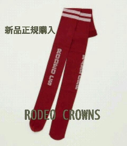 ◆新品◆即決◆RODEOCROWNS◆カラーロゴタイツ◆人気完売◆ショートパンツやスカートに♪◆定価3000円［税別］◆