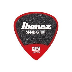 ★Ibanez PA16HSG-RD 1.0mm ショート ティアドロップ ポリアセタール サンドグリップ ギター ピック 10枚セット★新品/メール便