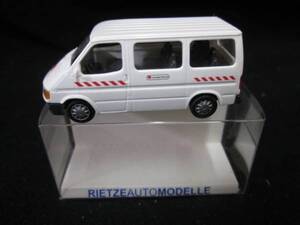 $ 新品 $ ケース入り◆ RIETZE ◆ リーツェ ◆ フォードトランジット ◆ 作業車両 ◆ 白◆ 1/87 ミニカー◆ ドイツ製◆ ジオラマ◆送料無料