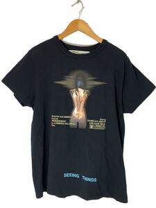 OFF-WHITE◆Tシャツ/XS/コットン/BLK/Woman Movie Tee