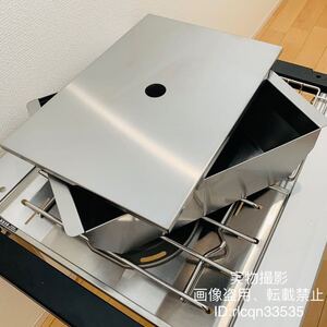 Snowpeak スノーピークIGT規格 1ユニット テーブル収納ケースと天板蓋 2点セット ステンレス製 キャンプ アウトドア 36×25×10cm