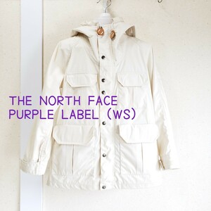 美品◆THE NORTH FACE PURPLE LABEL ノースフェイス パープルレーベル マウンテンパーカー NP2355N レディース(WSサイズ)ホフホワイト