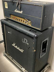 激レア ビンテージ Marshall MKⅡSUPER LEAD 100W ヘッドアンプ キャビネットツアーケース付き