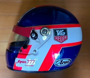 F1 片山右京 レプリカヘルメット 1/1フルサイズ 1994年 ティレル ヤマハ Tyrrell 022 時代モデル Arai アライ フジテレビ 角田裕毅 解説