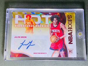 [25枚限定] 2021-22 Hoops Jalen Green Hot Signatures Rookie Auto Red /25 RC