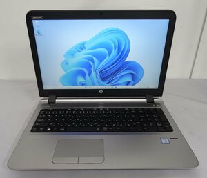 HP/ProBook 450 G3/15.6インチワイドフルHD/i7-6500U/16GB/SSD 256GB/WEBカメラ/無線LAN 　管理番号No.4A2029