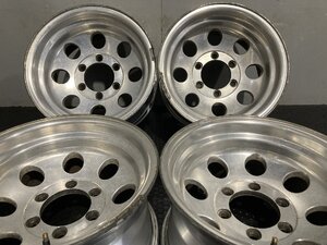 M/T MICKEY THOMPSON ミッキートンプソン 社外ホイール 15インチ 4本 8J6HPCD139.7-28 深リム　(MHZ417)