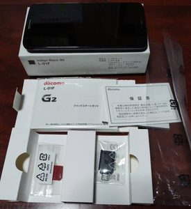 L-01F ブラック LG G2 中古