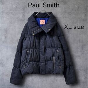 1504 Paul Smith＊ポールスミス ダウンジャケット ウール 長袖 秋冬 アウター 羽織り XL